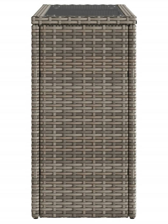 Tisch für kleine Außenbereiche Stabil Gray 58x27.5x55cm
