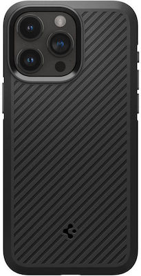 Spigen Core Armor Coperta din spate Silicon Rezistent Negru (iPhone 15 Pro Max)