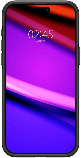 Spigen Core Armor Back Cover Σιλικόνης 1.2mm Μαύρο (iPhone 15 Pro Max)