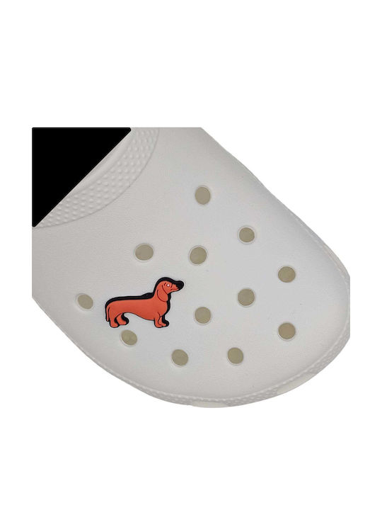 Διακοσμητικό Charm Παπουτσιού Sausage Dog Καφέ