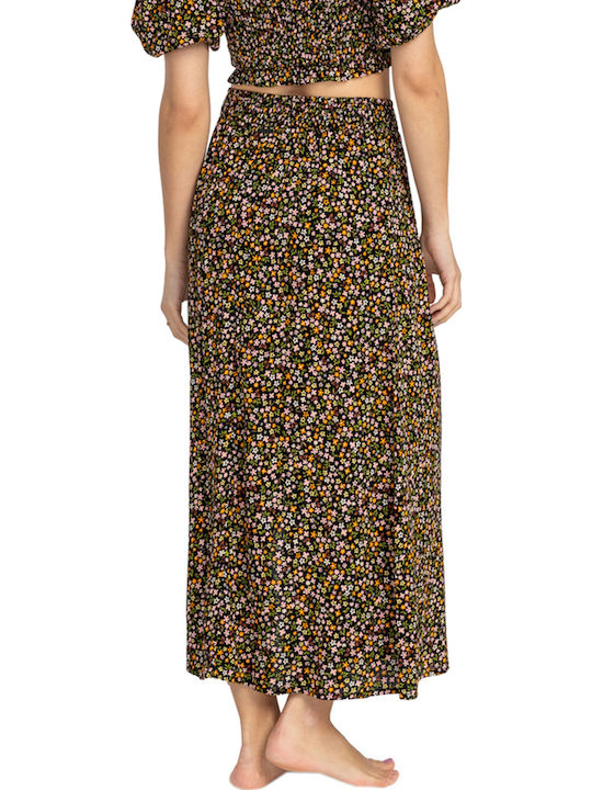 Pretty Side Maxi Φούστα Bsd/black Sands