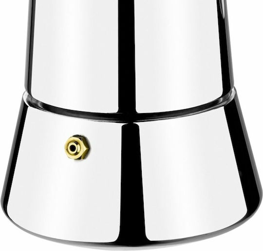 Monix Espressokocher Für Den Herd 6 Tassen Silber