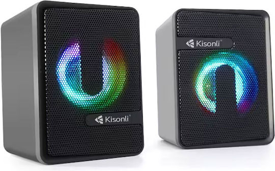 Kisonli L-4040 2.0 Speakers 6W Black