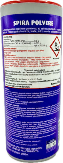 Spira Pulbere pentru Gândaci / Furnicile / Păduchi de pat / Pulăci 250gr