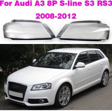 Audi Κρύσταλλο Φαναριού για Audi A3 2τμχ