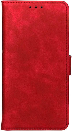 Rosso Element Pu Wallet Synthetic Leather Red (Galaxy S23)