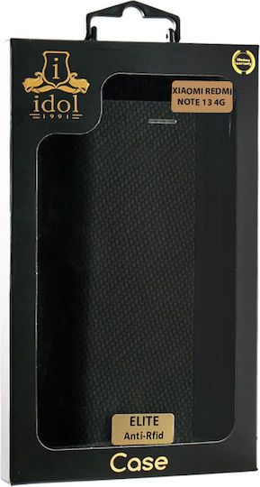 Idol 1991 Buchen Sie Synthetisches Leder / Silikon / Leder Schwarz (Redmi Note 13 4G)