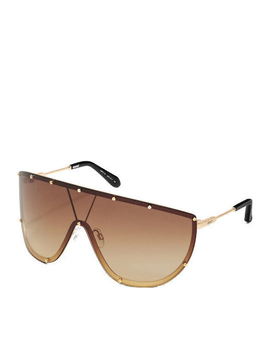 Quay Australia Unisex Γυαλιά Ηλίου με Καφέ Κοκκάλινο Σκελετό και Καφέ Ντεγκραντέ Φακό ONSET-BRGLD/CAM