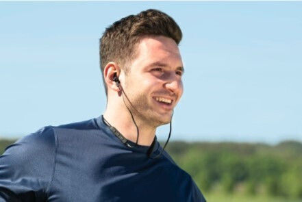 HAMA Freedom Neck II In-ear Bluetooth Handsfree Căști cu Rezistență la Transpirație Negru