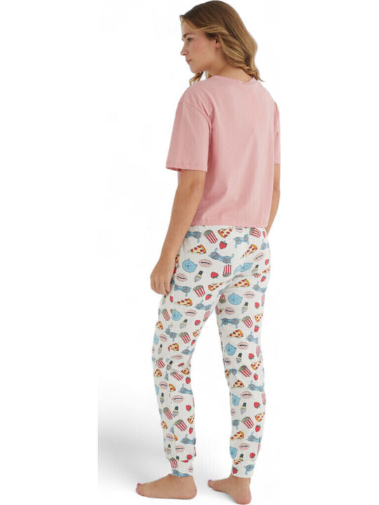 Summer Women's Pyjama Set Pink