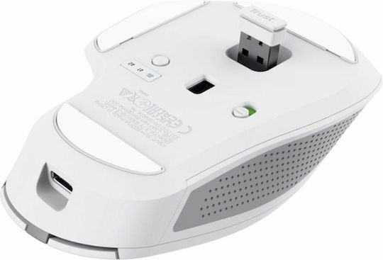 Trust Ozaa Cu fir & Wireless Mouse Alb