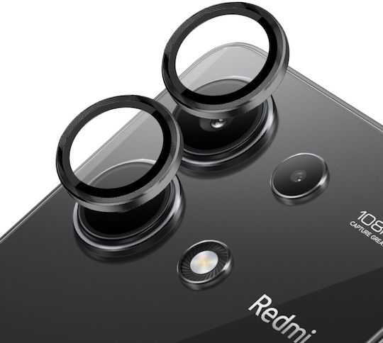 Northjo Προστασία Κάμερας Tempered Glass Μαύρο για το Redmi Note 13 4G