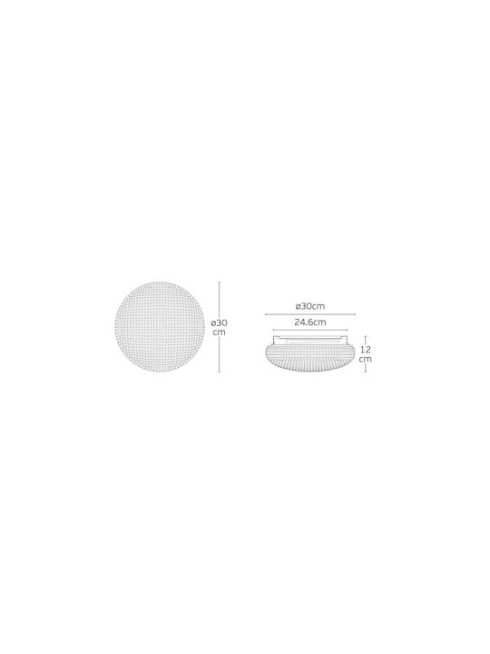 VK Lighting Πλαφονιέρα LED