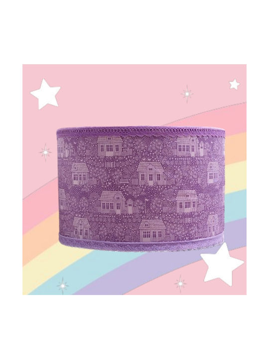 Oxygen Purple & Pink House Hängelampe Lila mit Fassung E27 35cm.