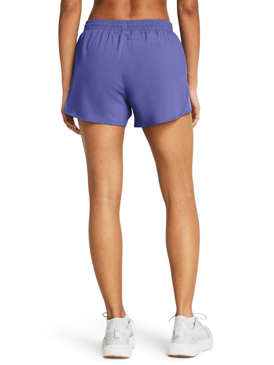 Under Armour Fly By 2in1 Women's Sporty Shorts Purple