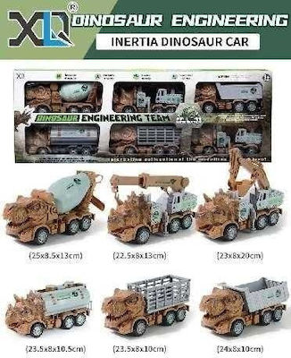 Dinosaur Vehicles Set 6pcs Xlq-6l 305219