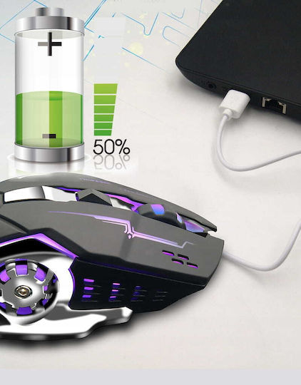 Zenwire G8 Ασύρματο RGB Gaming Ποντίκι Πολύχρωμο