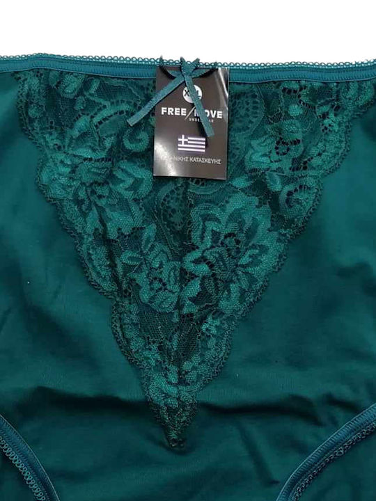 Дамско Слип с дантела Emerald