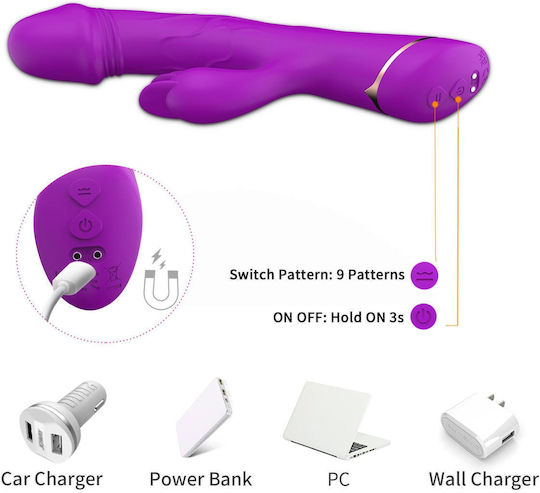 Boss Of Toys Dublu Vibrator 2cm Violet