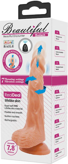 Boss Of Toys Realistisch Vibrator mit Fernbedienung Braun