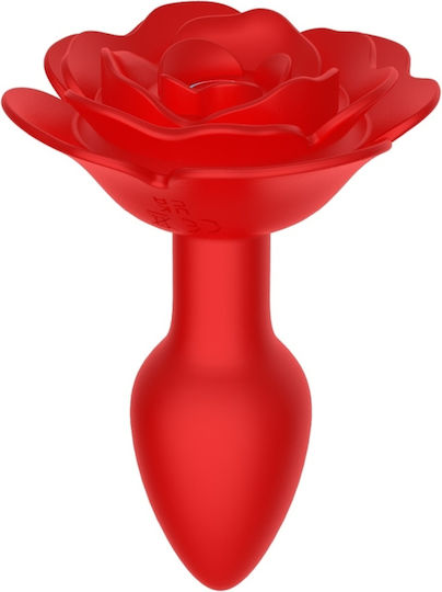Boss Of Toys Πρωκτική Σφήνα με Δόνηση Κόκκινη
