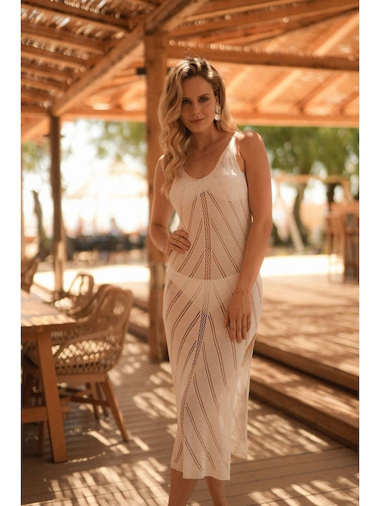 Solano Swimwear Рокля За Плаж Бяло