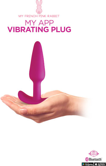 Clara Morgane Pro Anal Plug with Wireless Functionality and Vibration Fuchsia