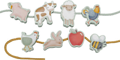 Little Dutch Set of 11 Wooden Figures with String Little Farm Ld125612