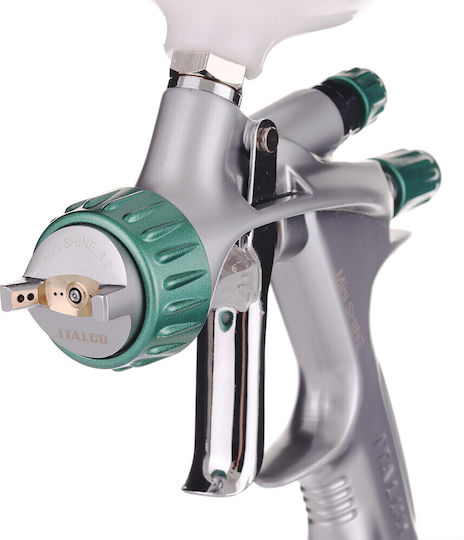 Italco Shine Πιστόλι Βαφής Αέρος HVLP Άνω Δοχείου 1.2mm