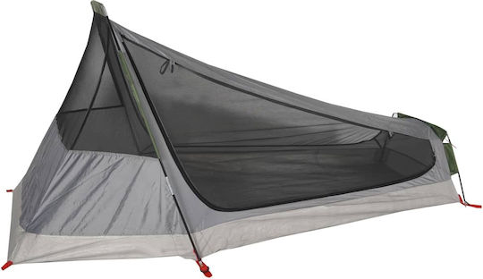 vidaXL Camping Tent Tunnel Green with Double Cloth for 1 Person Waterproof 210x100x94cm