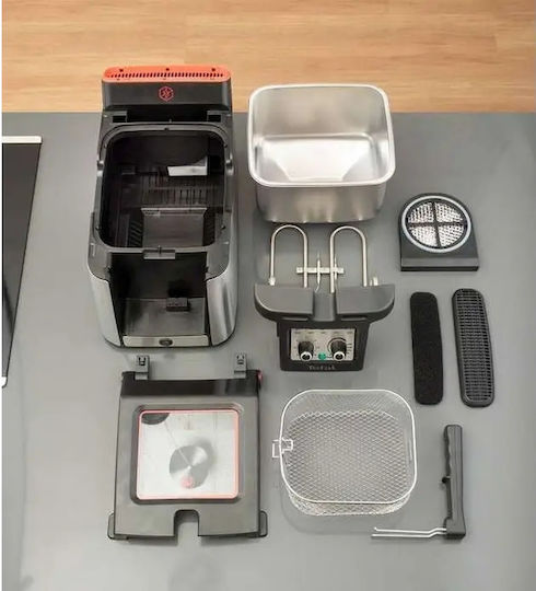 Tefal Clear Duo Фритюрник 3.5лт Сребрист