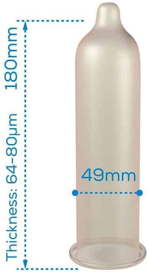 Pasante Kondome 10 Stück 49mm Natürlich