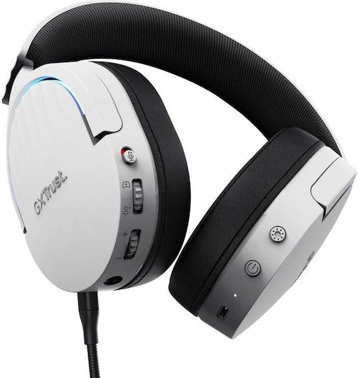 Trust GXT 491 Fayzo Безжичен Надушници Геймърски слушалки с връзка Bluetooth / USB Бял