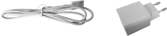 VK Lighting Tischlampe LED mit Braun Schirm und Basis
