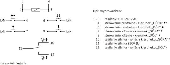 F&F Διακόπτης Ράγας 230V 8A