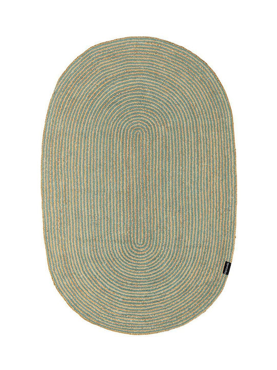 Guy Laroche Hartum Rug Rectangular Summer from Jute Aqua