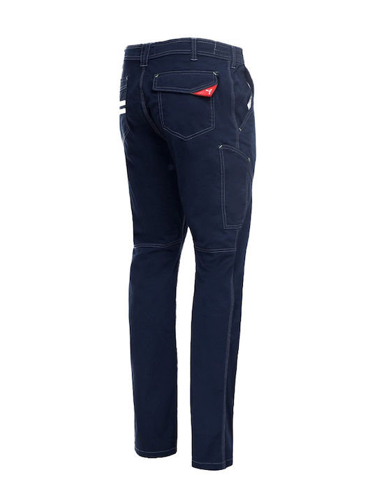 Payper Worker Stretch Reflective Work Trousers Navy Blue