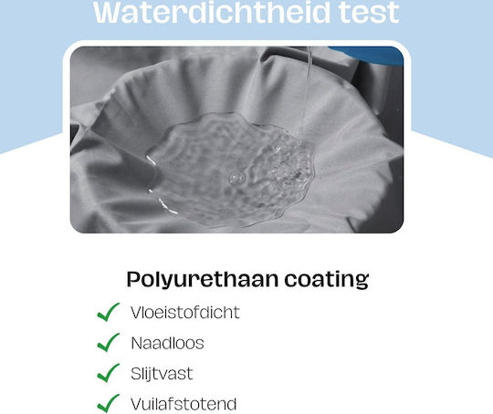 Wasserdicht Plane 180gr/m² 3.6x3.6m. Licht Typ Gray