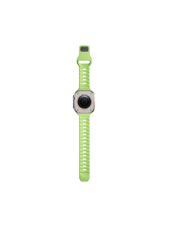 Curea Nomad Sport Ediție Specială V2 Lsr din Silicon Impermeabil M L pentru Apple Watch Ultra 2/1 49mm 9 8 7 45mm 6 Se 5 4 44mm 3 2 1 42mm Glow 2.0 Nm01580085