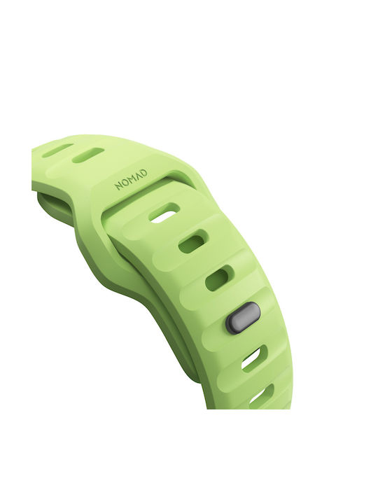 Nomad Sport Strap Special Edition V2 Lsr Waterproof Silicone M L Apple Watch 9 8 7 41mm 6 Se 5 4 40mm 3 2 1 38mm Glow 2.0 Nm01579485