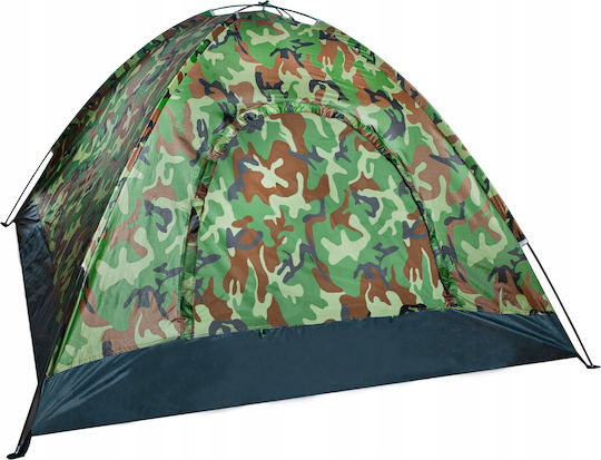 Cort De Camping Igloo Verde Pentru 4 Persoane 190x190x125cm