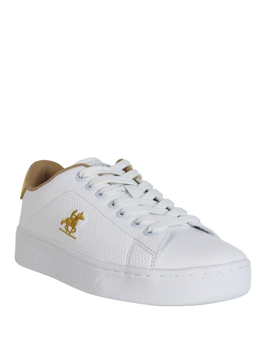 U.S. Polo Assn. Damen Sneakers White / Gold