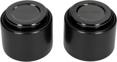 Fellow Set Tassen Espresso Keramik Schwarz 90ml 2Stück
