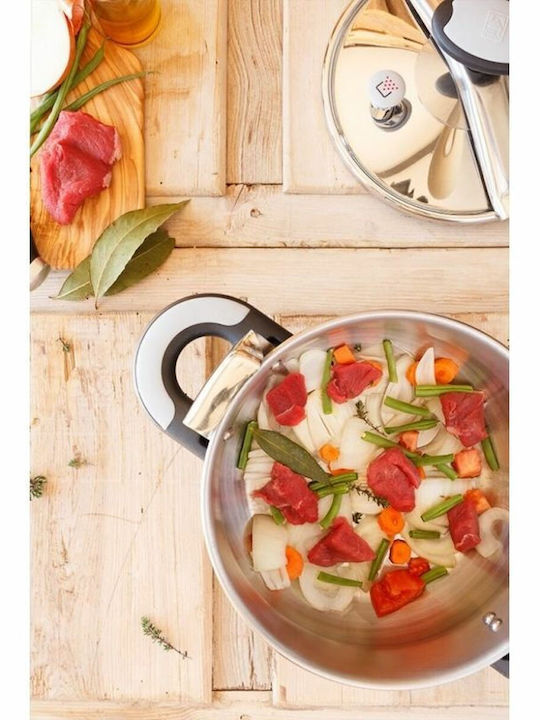 Bra Βαθιά Ανοξείδωτη Κατσαρόλα 6lt / 22cm