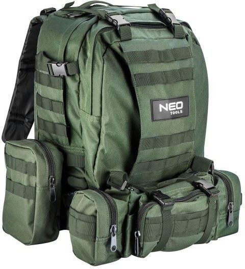 Neo Tools Στρατιωτικό Σακίδιο Πλάτης από Πολυεστέρα Πράσινο 40lt