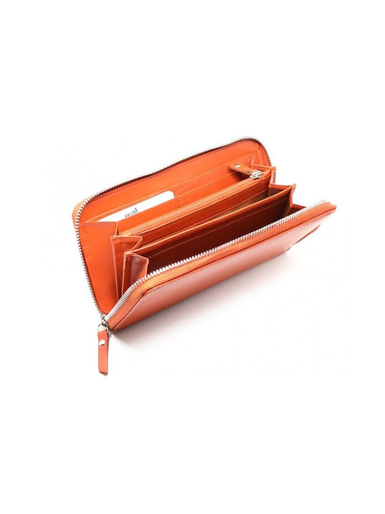 Mentzo Frauen Brieftasche Klassiker mit RFID Orange