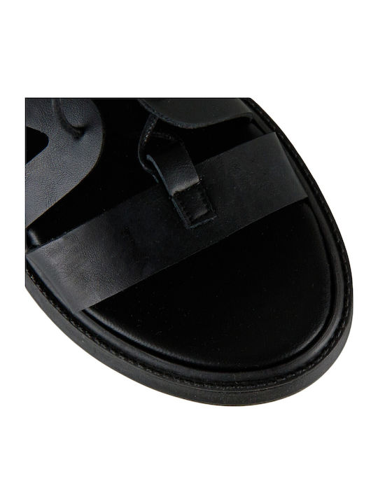 Women's Flat Sandals Flatforms in Black Color