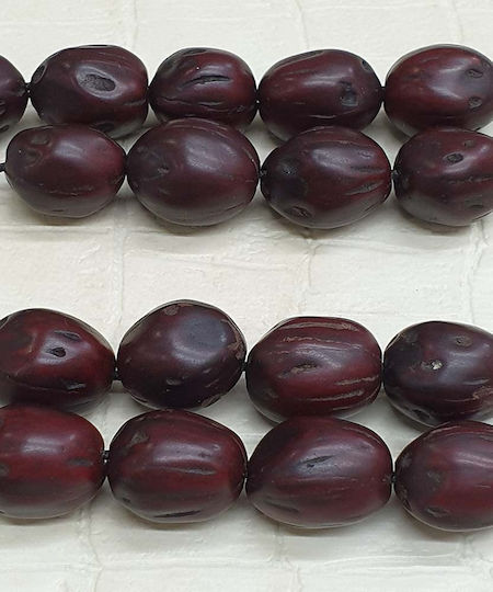 Roloi Komboloi Nutmeg Worry Beads Burgundy 32cm