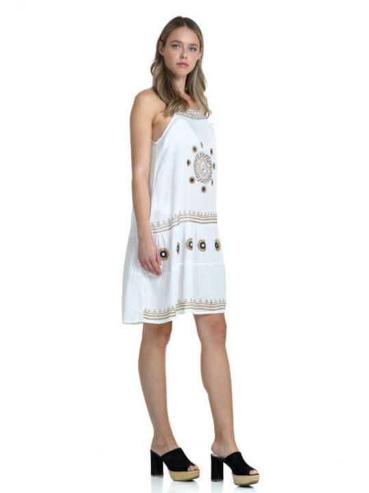 MiandMi Mini Φόρεμα Λευκό