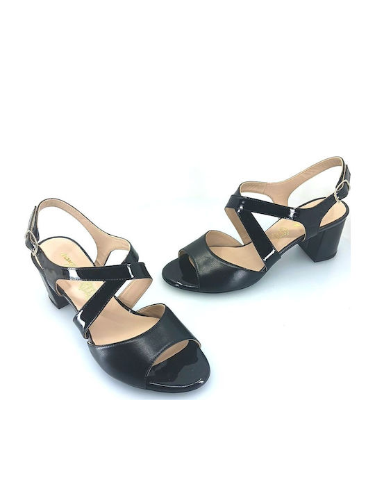 Leather Sandals Black